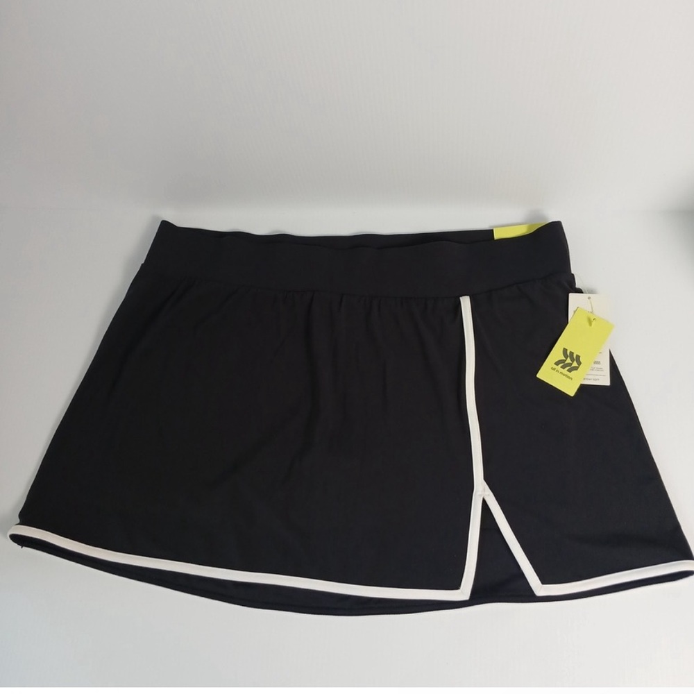 Women's Everyday Soft High-Rise Wrap Skort - All In Motion Black XL NWT